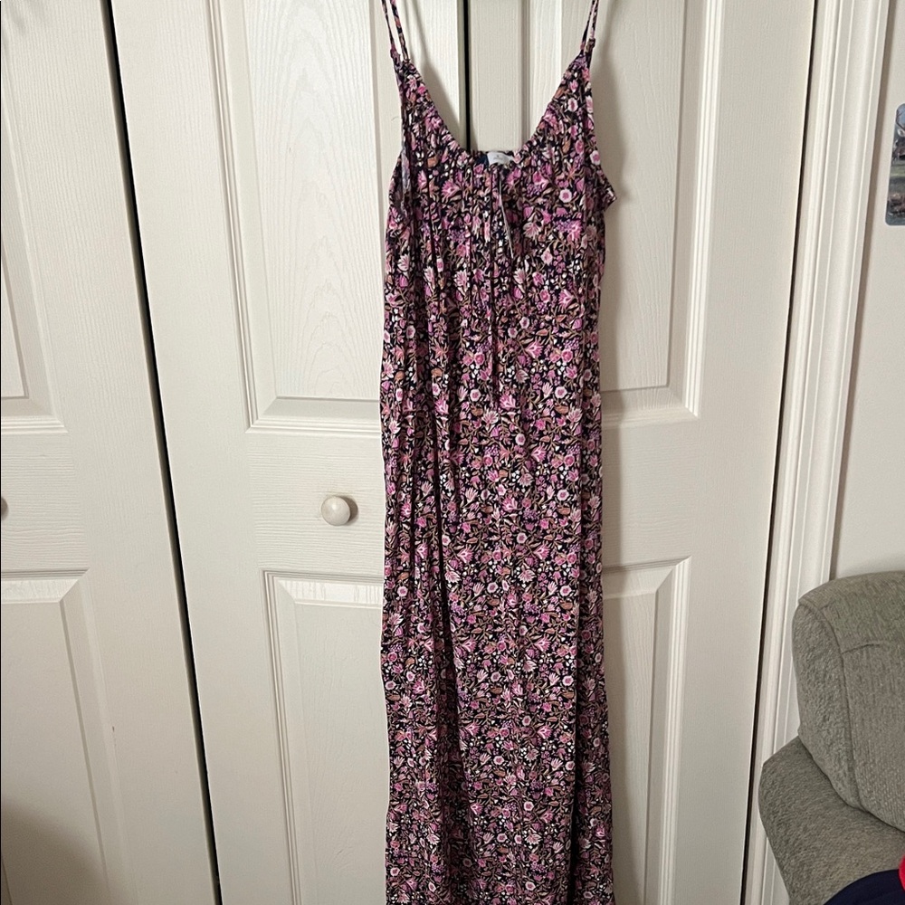 Old Navy Pink Floral Maxi Dress